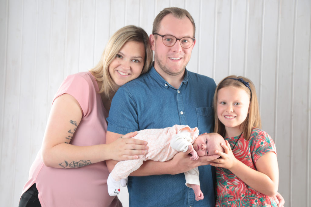 Stefan Putzker mit seiner Familie